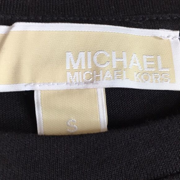 NWOT Michael Kors black tee - Picture 3 of 4